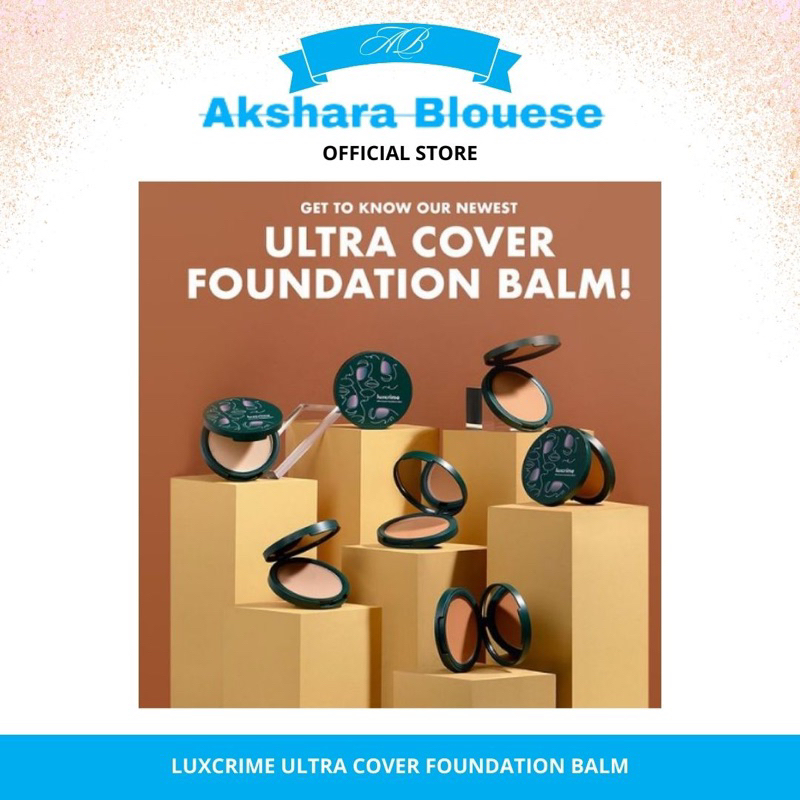 Jual Luxcrime Ultra Cover Foundation Balm Variant (Pudding, Cheesecake ...