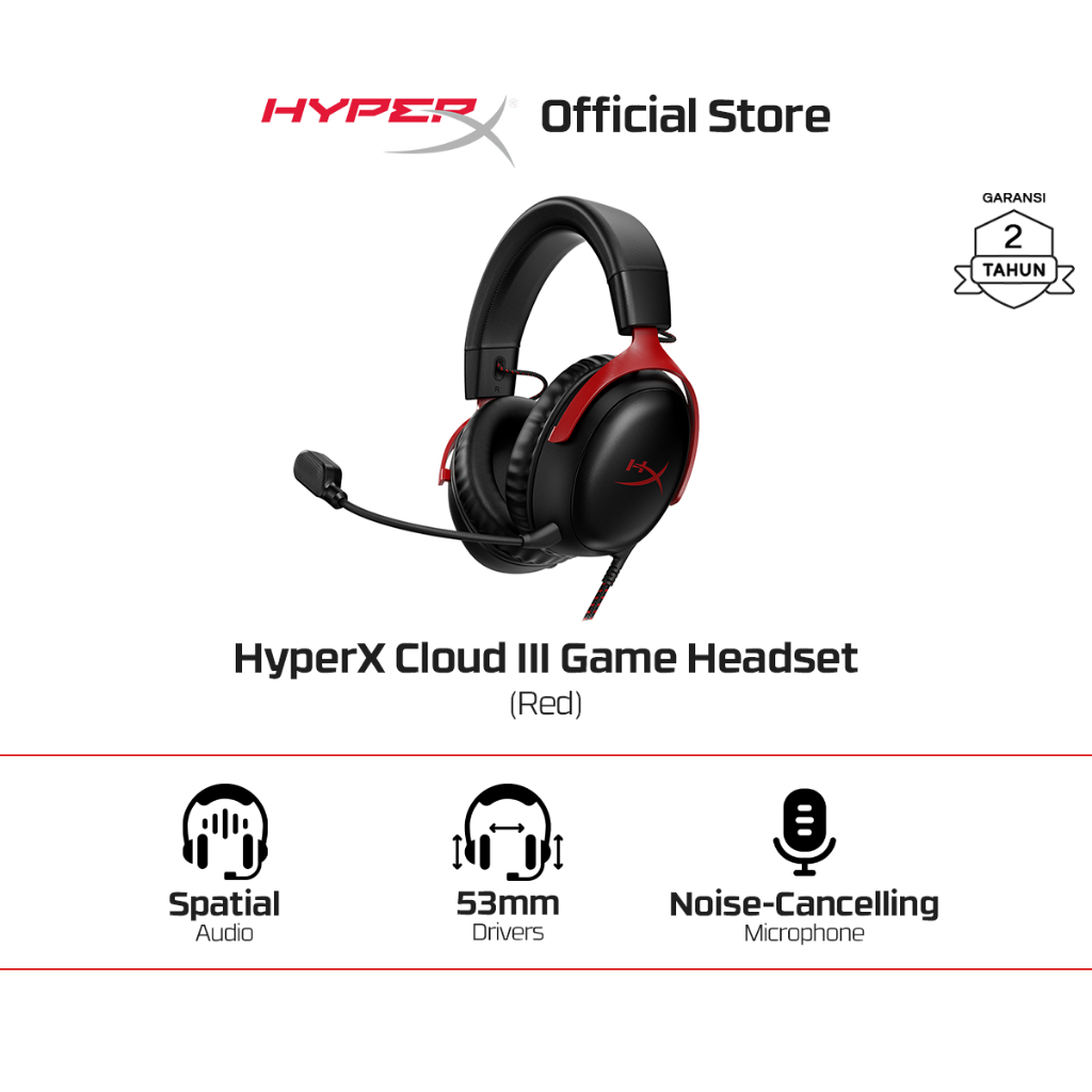 Jual HyperX Headset Gaming Cloud III With Mic Original Shopee Indonesia