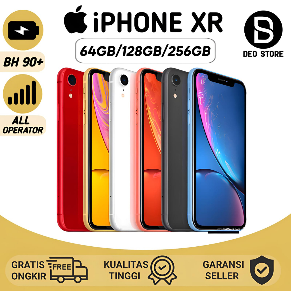 Jual iBox iPHONE XR 64GB/128GB/256GB SECOND 100% ORIGINAL FULLSET LIKE