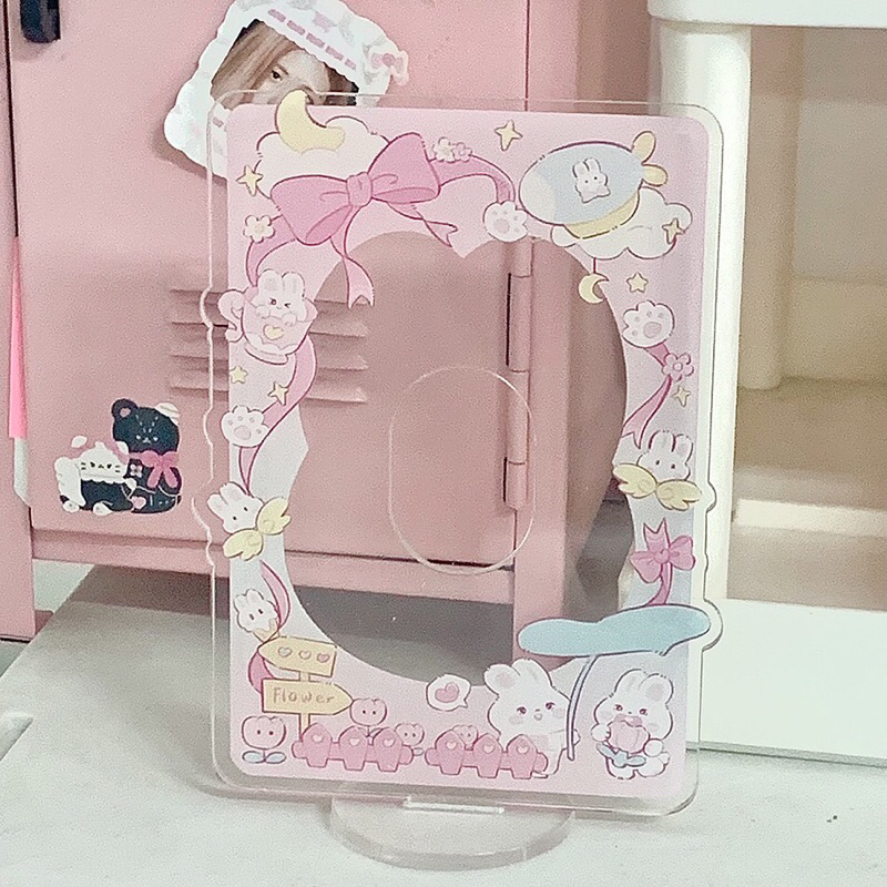 Jual Cute Acrylic Frame/Bingkai Display Photo Stand Vibrant Colourful ...