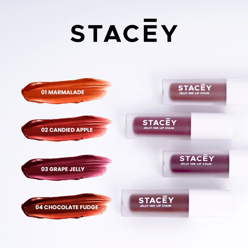 Jual Stacey Jelly Ink Lip Stain Make up Lip Tint Glossy Plumppy