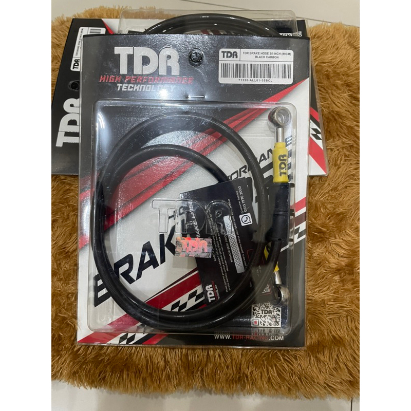 Jual Selang Rem Tdr Black Carbon Inch Cm Shopee Indonesia