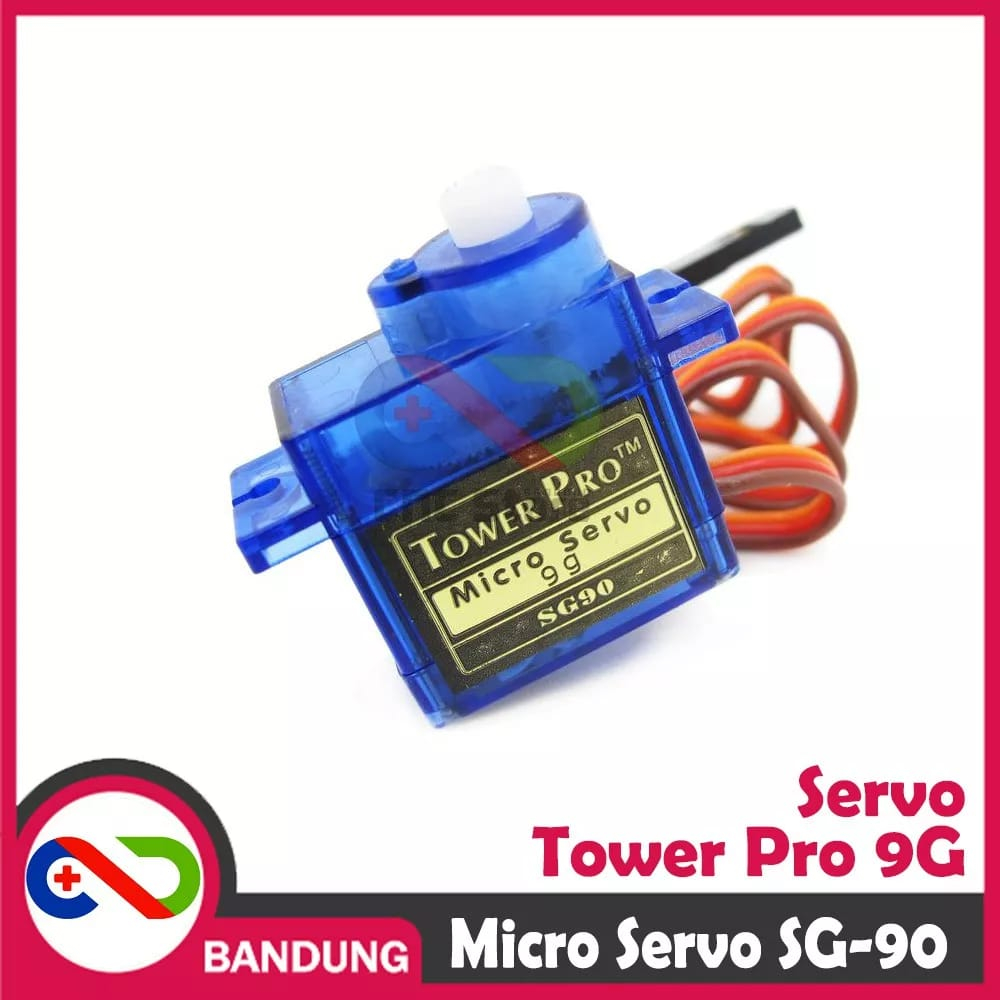 Jual TOWERPRO MOTOR SERVO SG90 SG-90 9G | Shopee Indonesia