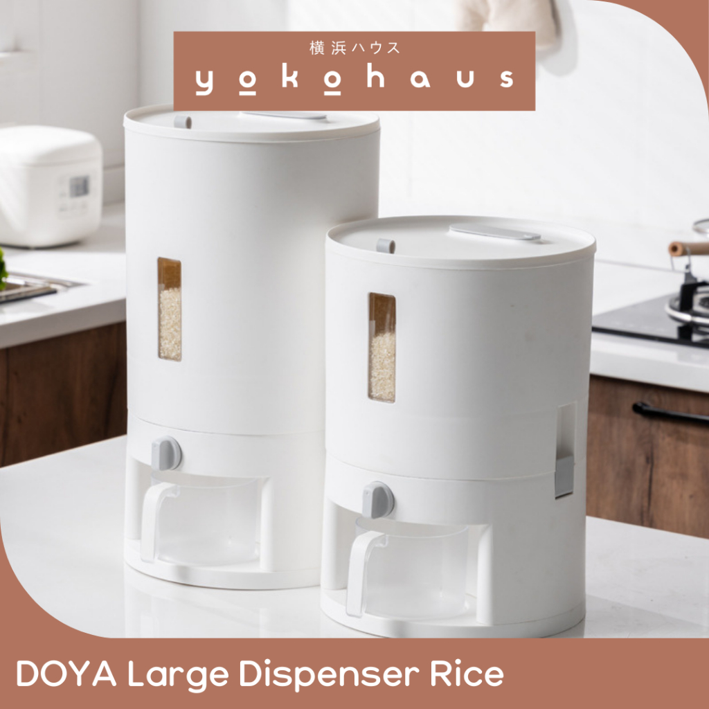 Jual (YOKOHAUS) DOYA Kontainer Beras Aesthetic Tempat Simpan Beras ...