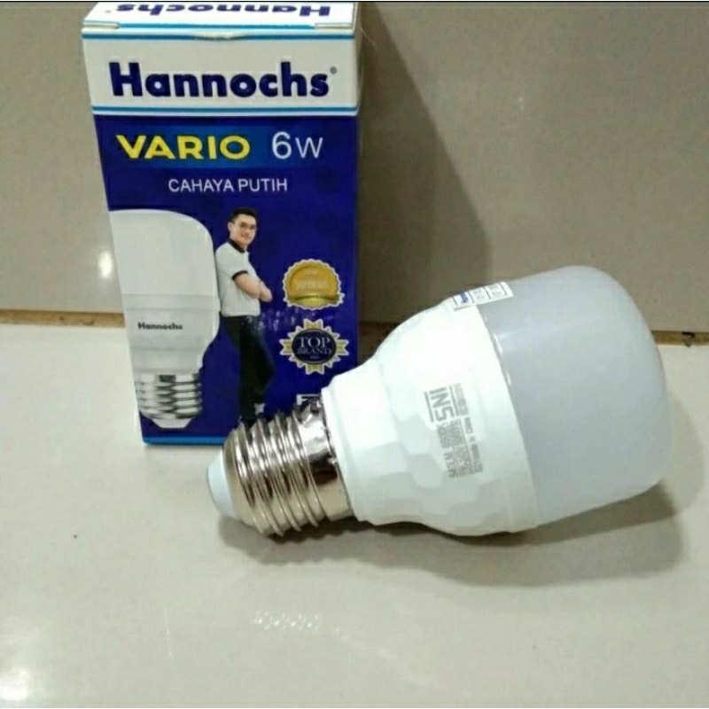 Jual Lampu Led Hannochs Vario 6 Watt Cahaya Putih | Shopee Indonesia