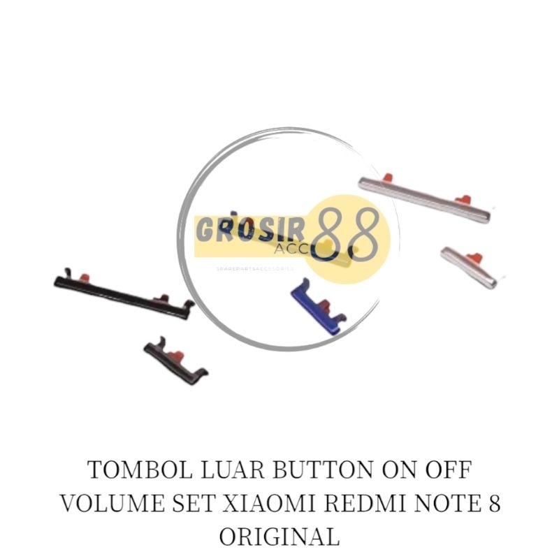 Jual Tombol Luar On Off Volume Xiaomi Redmi Note 8 Original | Shopee ...