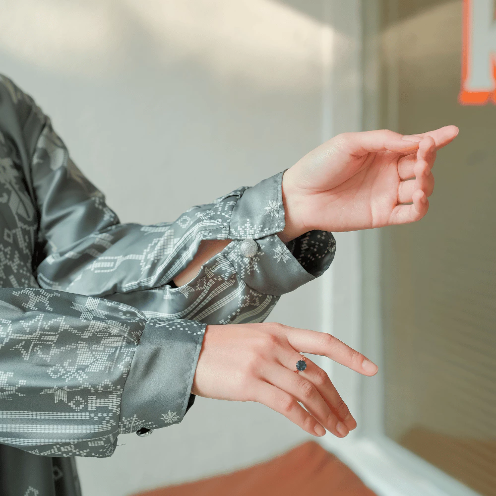 Gamis Wanita Kondangan Terbaru 2026 Pesta Mewah Elegan Busui detail desain