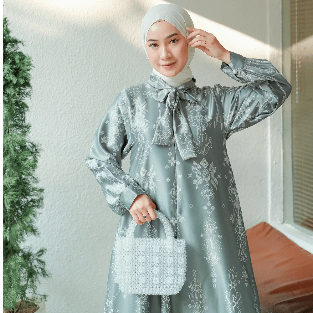 Gamis Wanita Kondangan Terbaru 2026 Pesta Mewah Elegan Busui potongan anggun