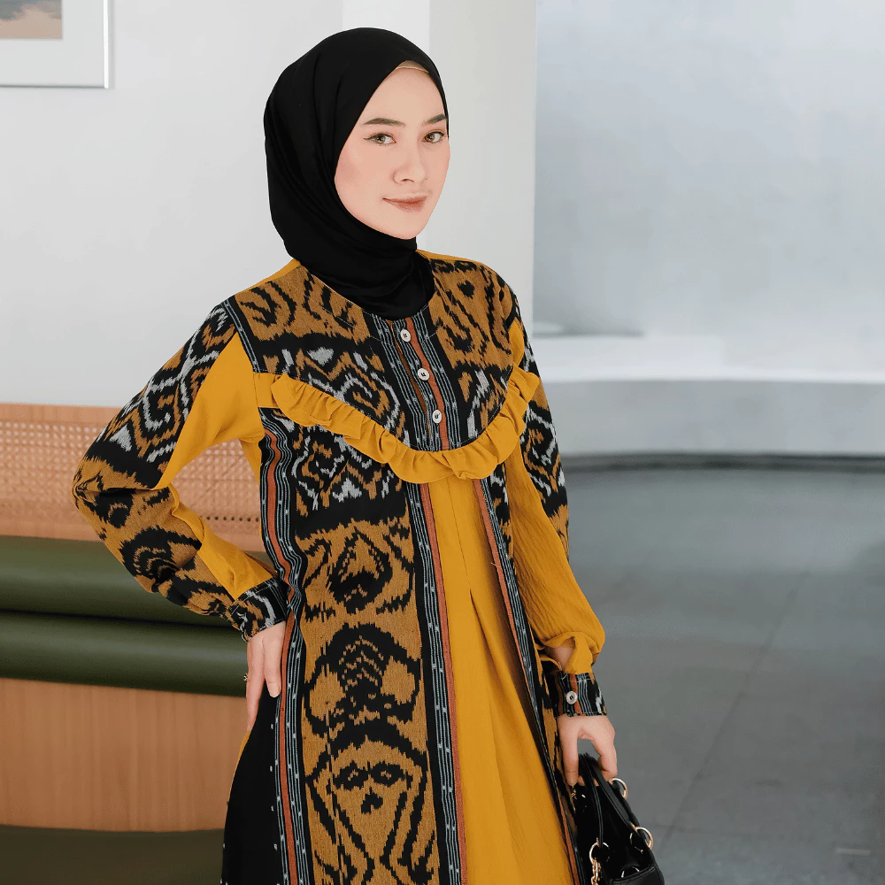Gamis SHIRINZEIN Rahayu tampak samping