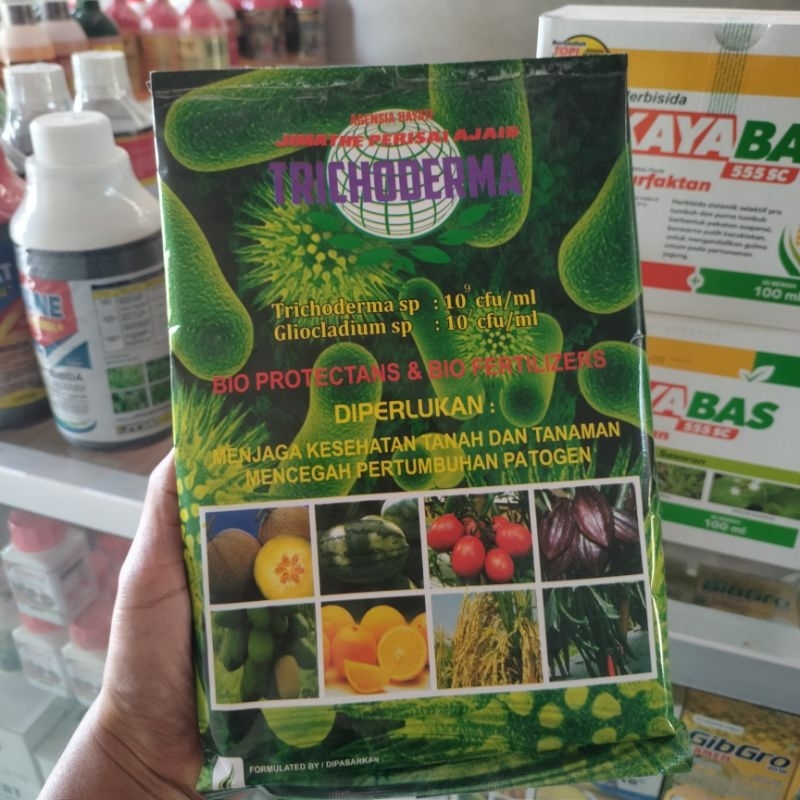 Jual Tricoderma 500 Gram Fungisida Hayati Untuk Mengatasi Penyakit Fusarium Busuk Akar Dan Busuk 