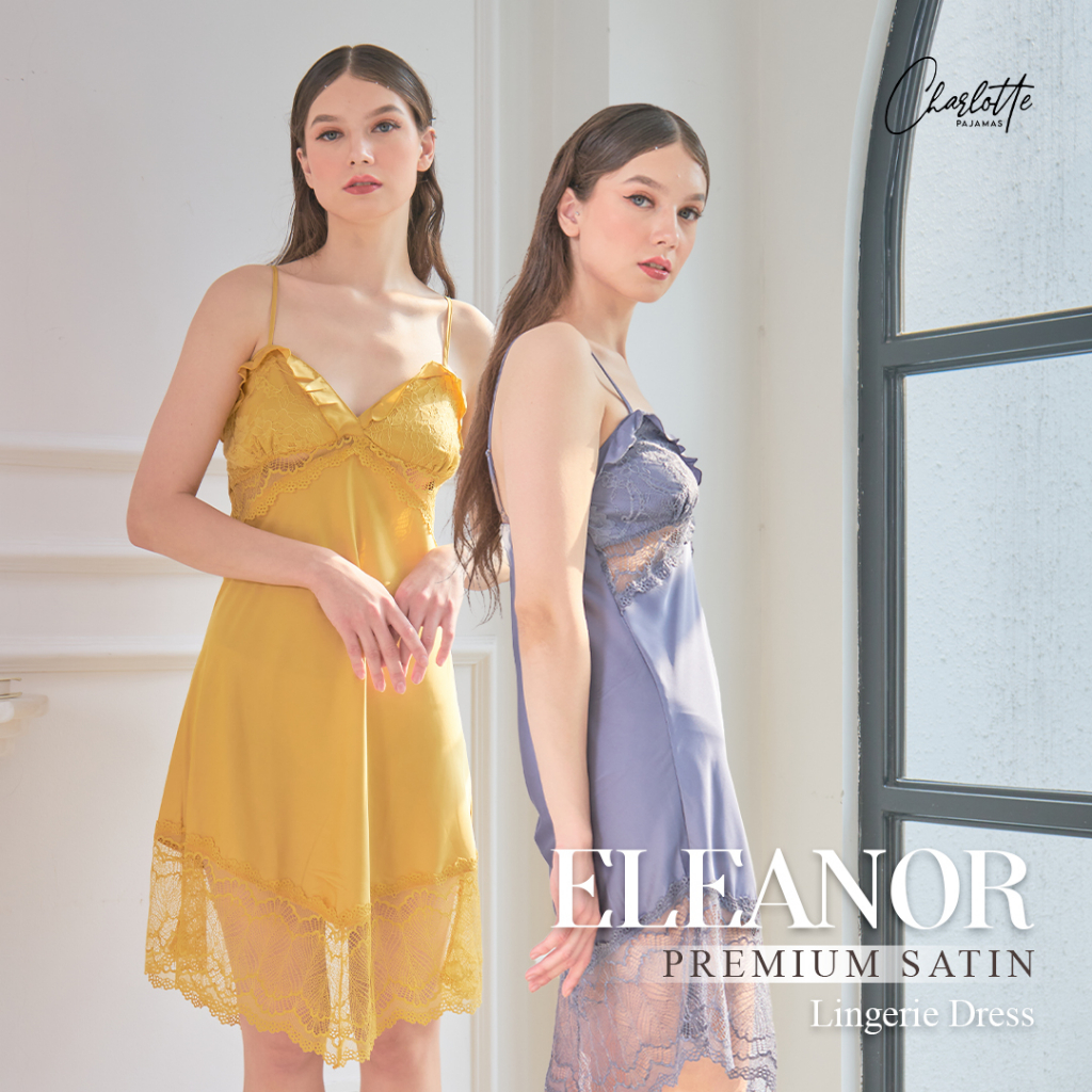 Jual CHARLOTTE - Eleanor set lingerie dress sexy seserahan premium ...