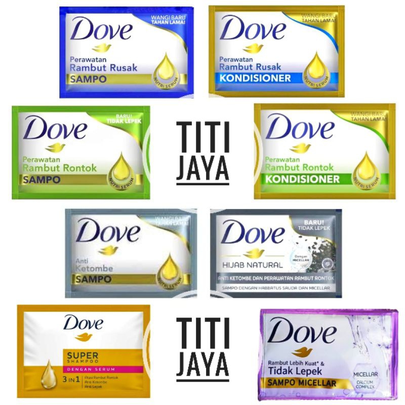 Jual Shampoo Dove Sampo Dove Sachet Renteng Termurah | Shopee Indonesia