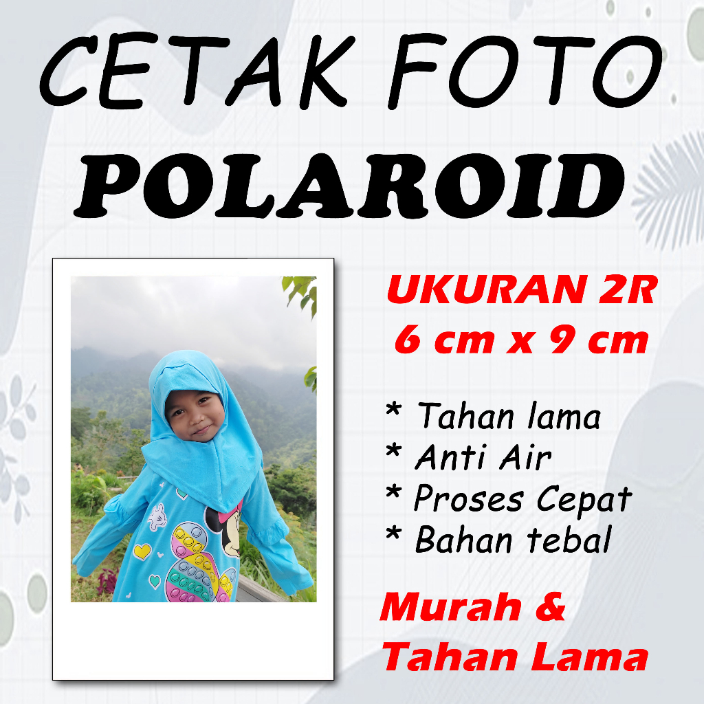 Jual Cetak Foto Polaroid 2r Murah Proses Cepat Shopee Indonesia 0333