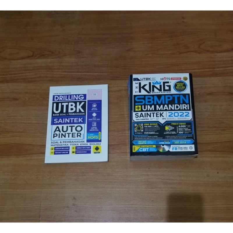 Jual Buku UTBK The King SBMPTN UM Mandiri TPS TKA Saintek 2022 ...