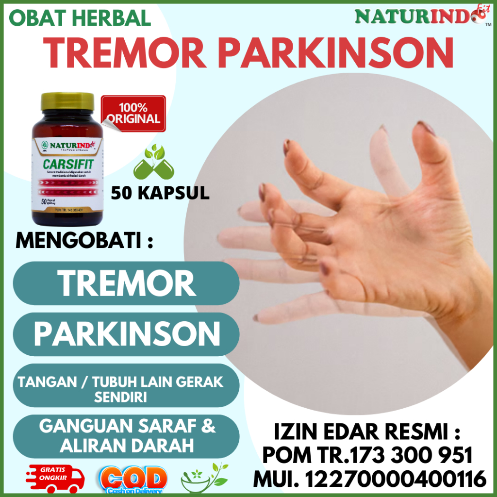 Jual Obat Tremor Parkinson Tangan Gemetar Gerak Sendiri Herbal Ampuh