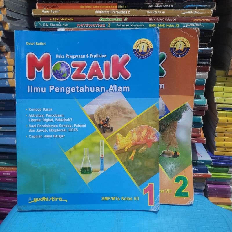 Jual BUKU BEKAS YUDISTIRA - MOZAIK ILMU PENGETAHUAN ALAM KELAS 1 DAN 2 ...