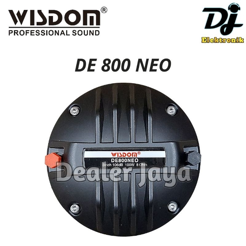 Jual Tweeter/ Driver Speaker Wisdom DE800 NEO / DE 800 NEO / DE800NEO ...