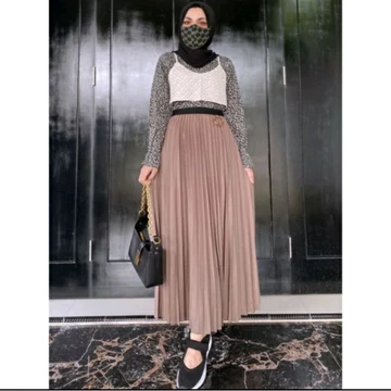Rok Plisket RANIA ZR Dan Hi Fashion Variasi Ring Ban Pinggang