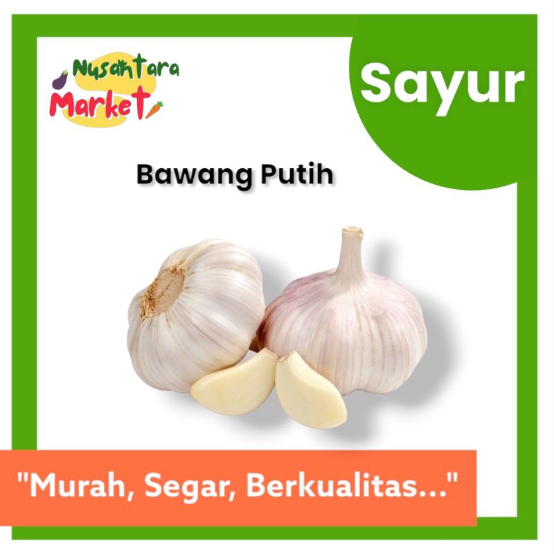 Jual Bawang Putih 250gr 1kg Kating Nusantara Market Surabaya