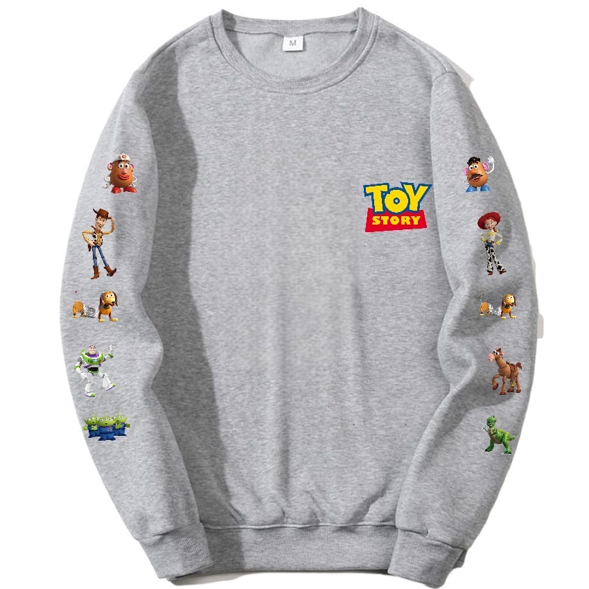 theredthread S print sweat2 toys グレー THEREDTHREAD S PRINT SWEAT2 TOYS gray