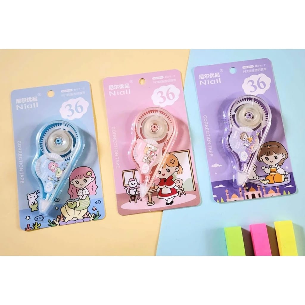 Jual FANSTORE_PKU / COD / 36 Meter / Correction Tape Karakter / Tipex ...