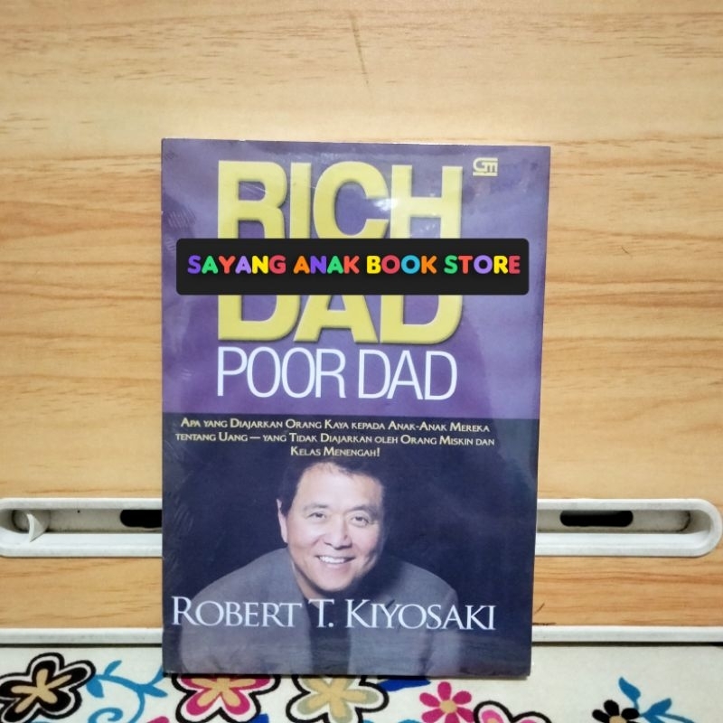 Jual Buku Motivasi Rich Dad Poor Dad Robert T Kiyosaki Shopee