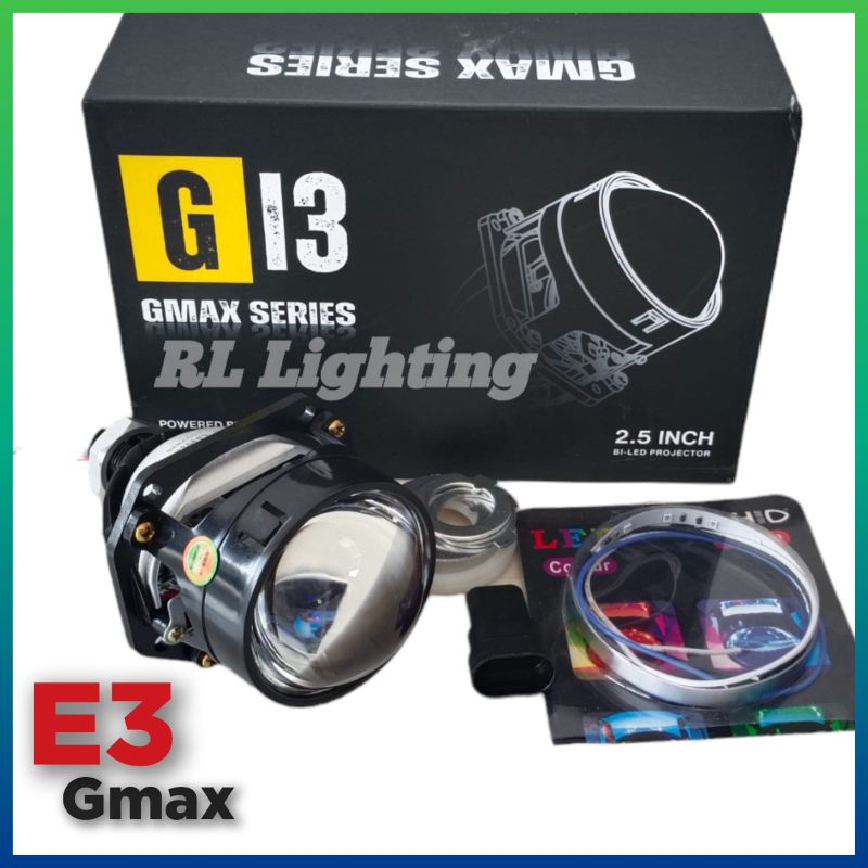 Jual E3 GMAX Series | Bi-LED Projector 2,5 inch Purple Lens Vahid ...