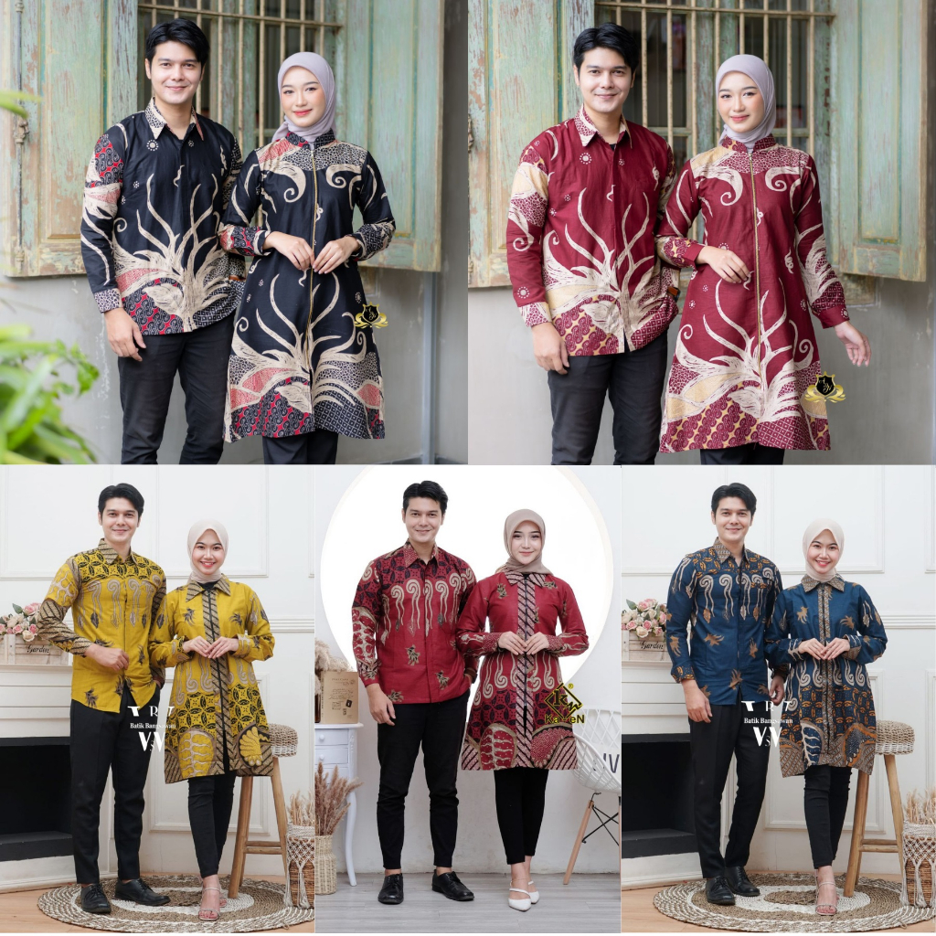 Jual Batik Couple (MC Batik) - Exclusive Batik Couple Kemeja Kekinian ...