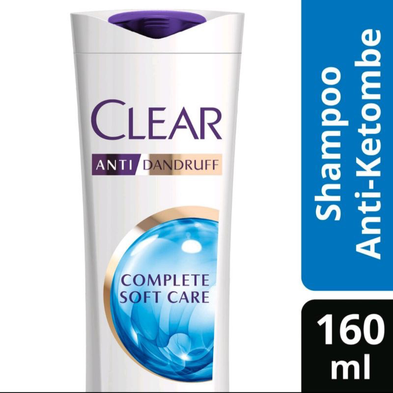Jual Clear Complete Soft Care 160 ML perawatan rambut Anti ketombe ...