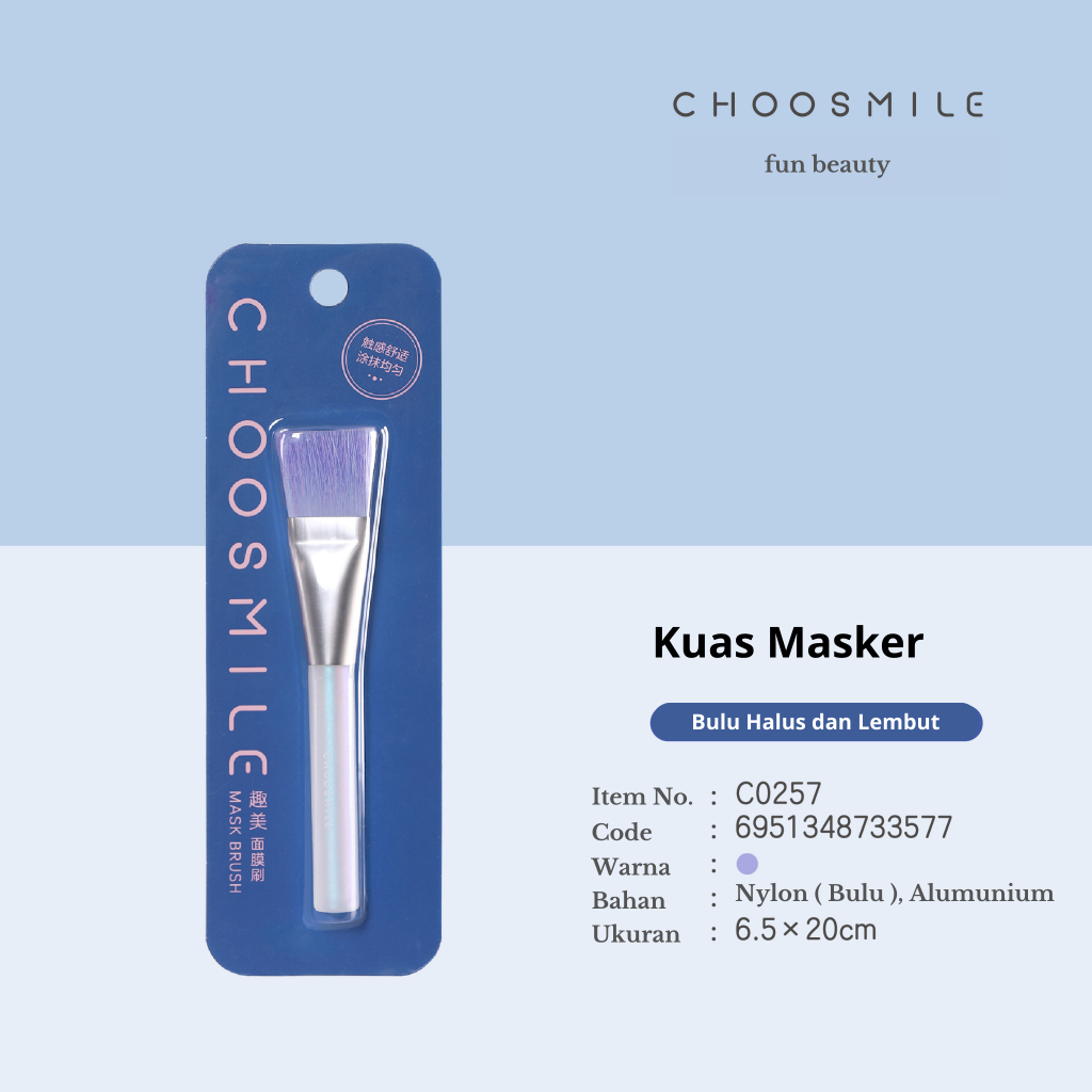 Jual Mask Brush Kuas Masker Bulu Halus Murah Merk Choosmile Shopee