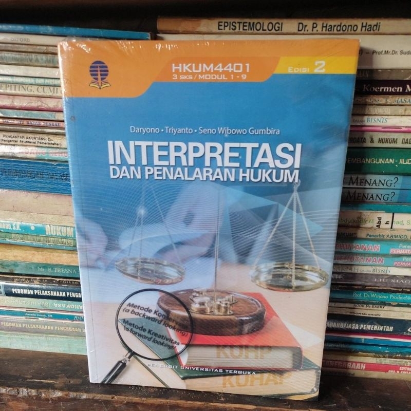 Jual Buku INTERPRETASI DAN PENALARAN HUKUM (UNIVERSITAS TERBUKA ...