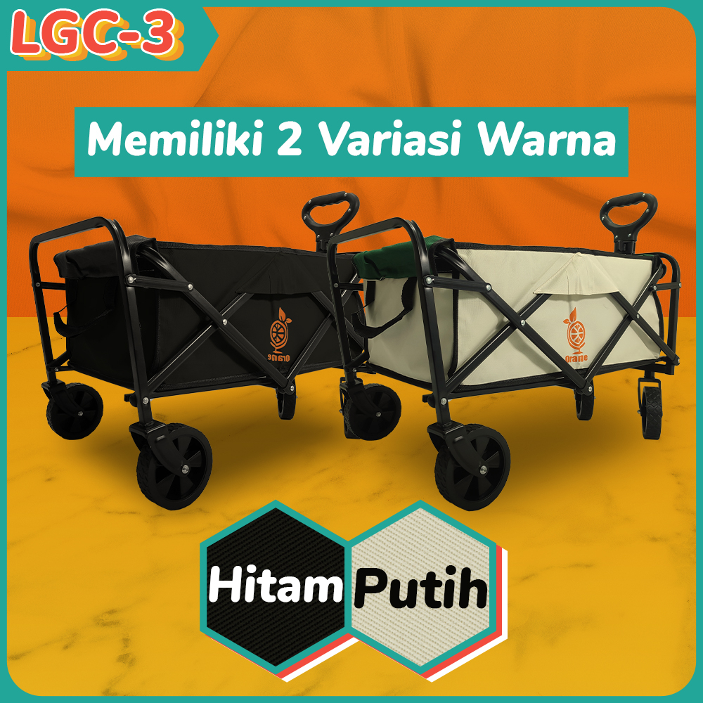 Jual Troli Camping Keranjang Gerobak Lipat Trolley Barang Multifungsi