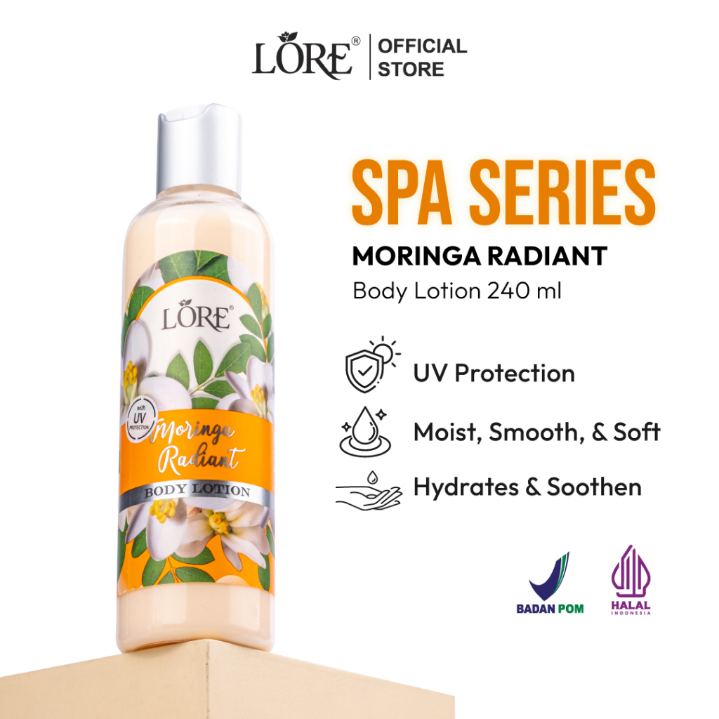 Jual LORE Moringa Radiant Body Lotion - Body Lotion Melembabkan ...