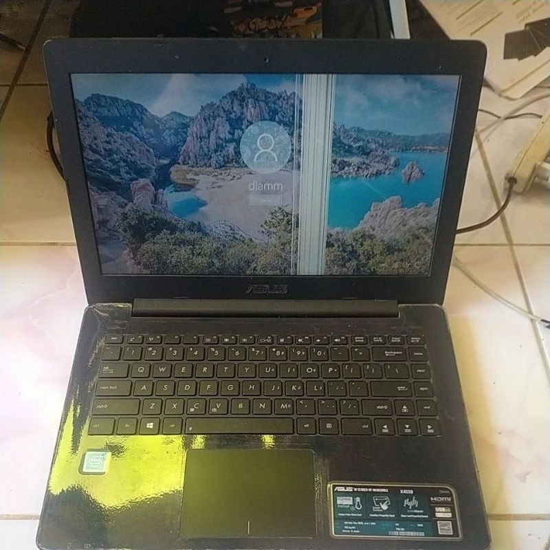 Jual Laptop Asus Bekas Masih Bisa Dipakai Minus Lcd Garis Shopee