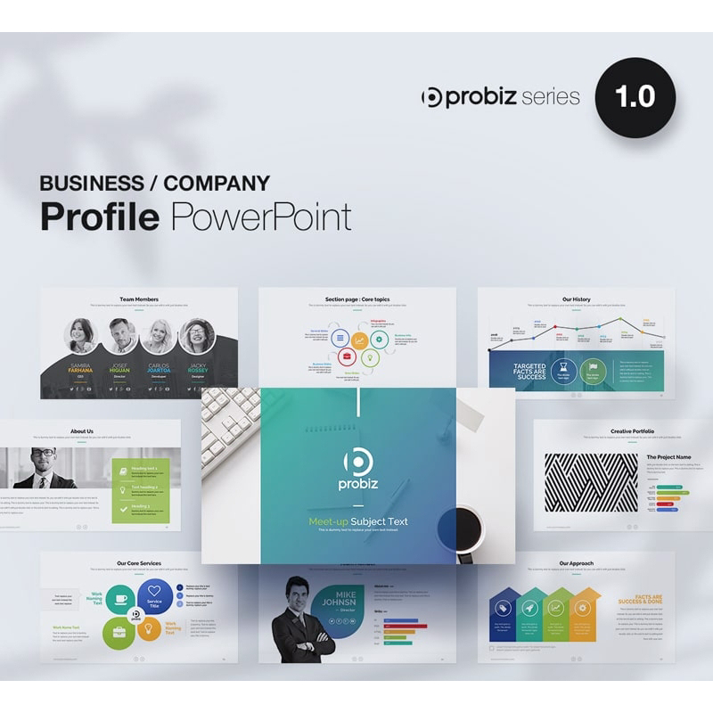 Jual TEMPLATE POWERPOINT PPT PRO 001 | Shopee Indonesia