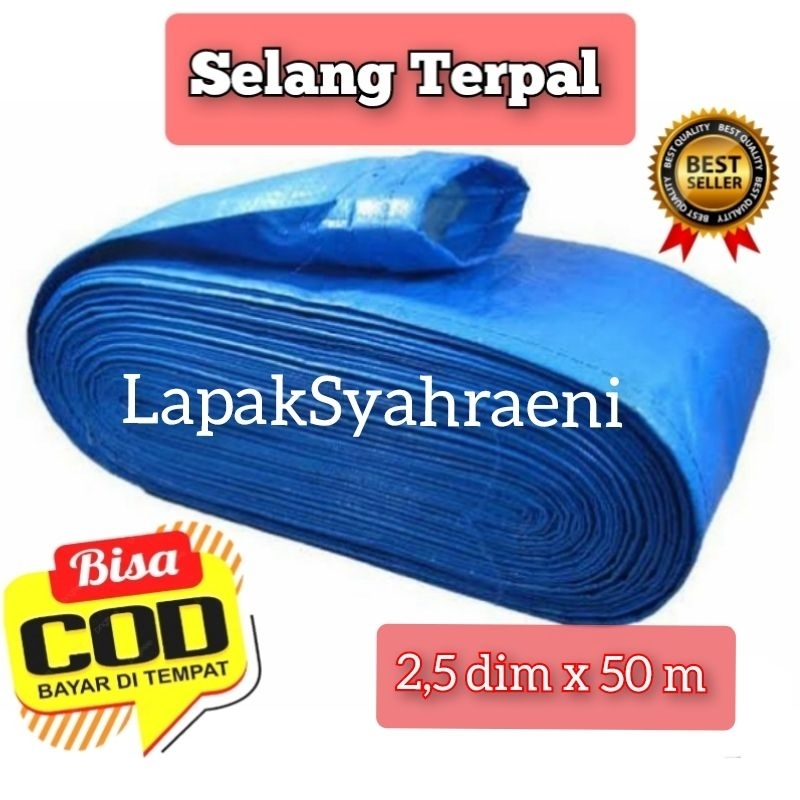 Jual Selang Terpal Dim X Mtr Lapisan Dalam Plastik Selang