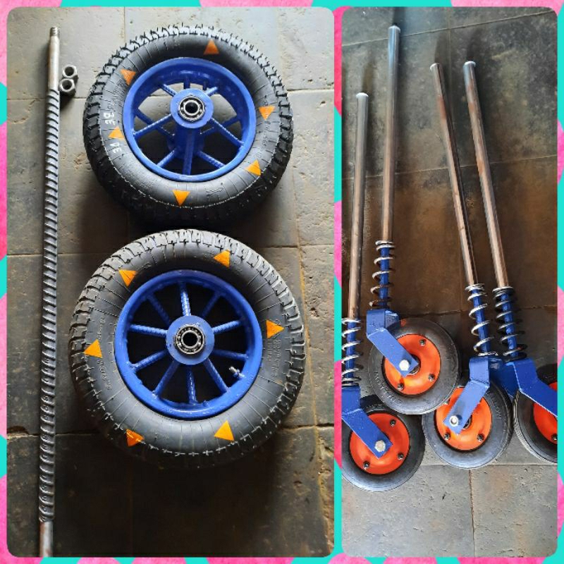 Jual Roda Gerobak Ring 8 Lengkap dengan Roda Gletrek | Shopee Indonesia