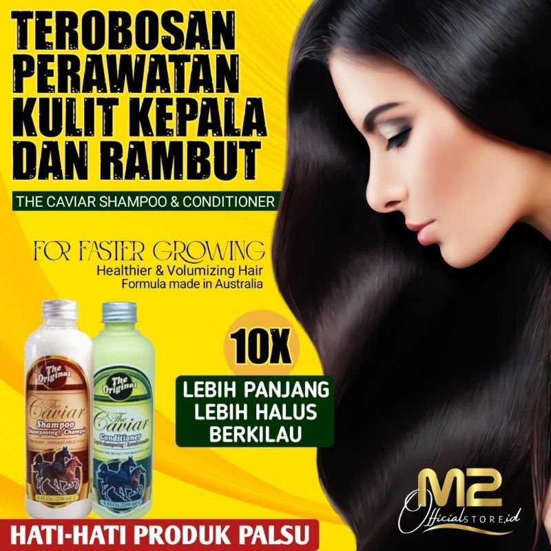 Jual Shampo Sampo Kuda Caviar Pemanjang Rambut Perawatan Penumbuh