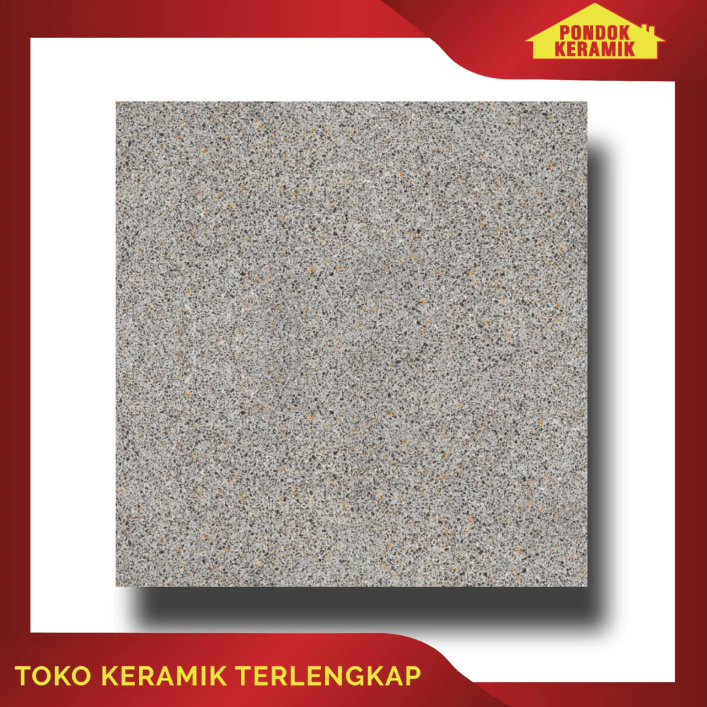 Keramik Lantai Avignon 50x50 Borgo Grey
