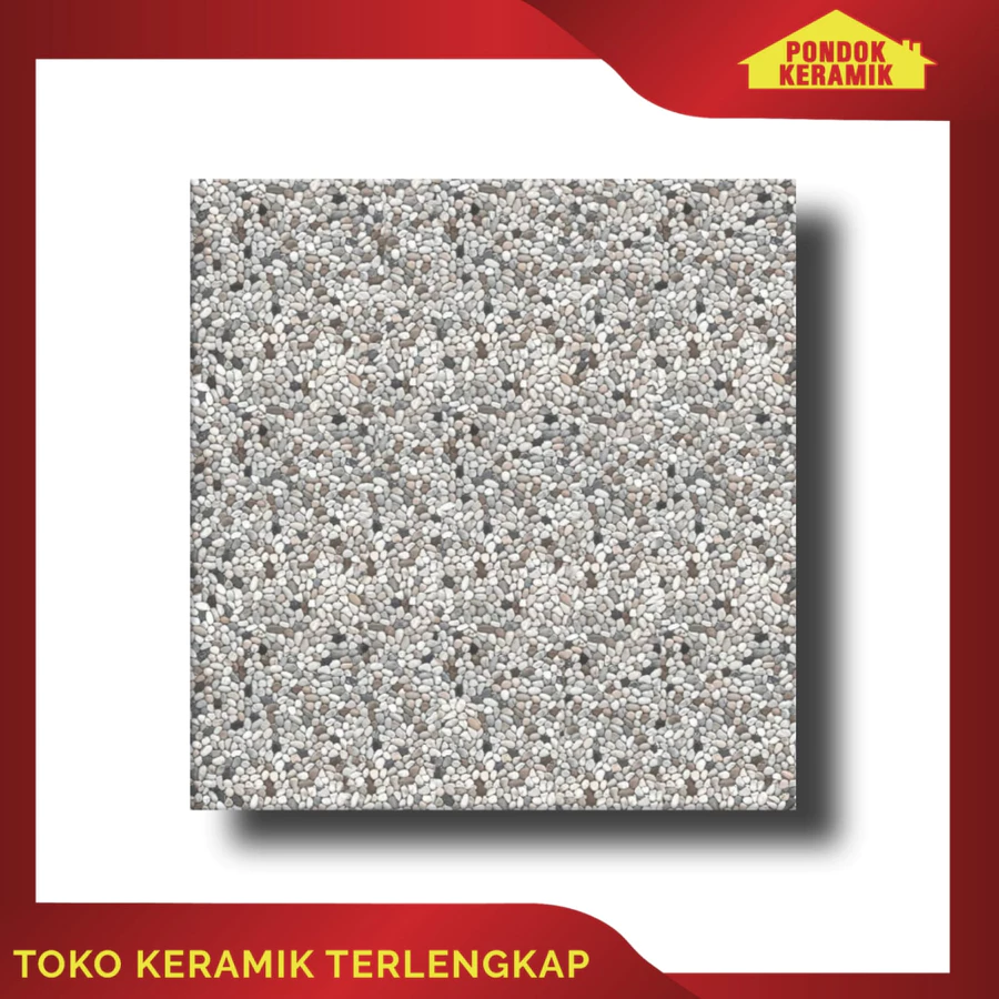 Keramik Lantai Avignon 50x50 Sapporo Grey