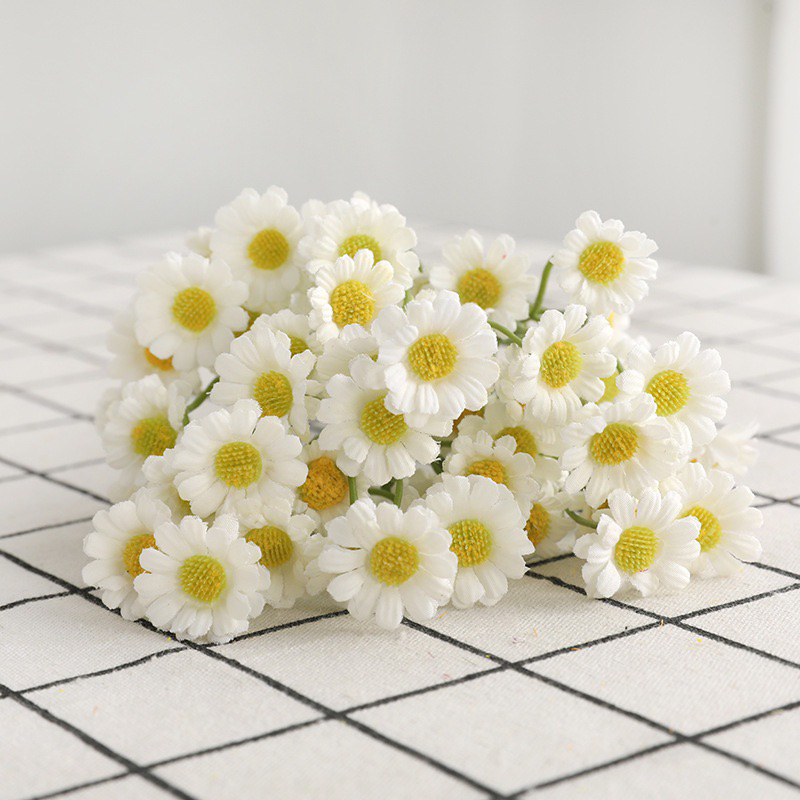 Jual PREIMUM DAISY ARTIFICIAL / bunga artificial chamomile Shopee