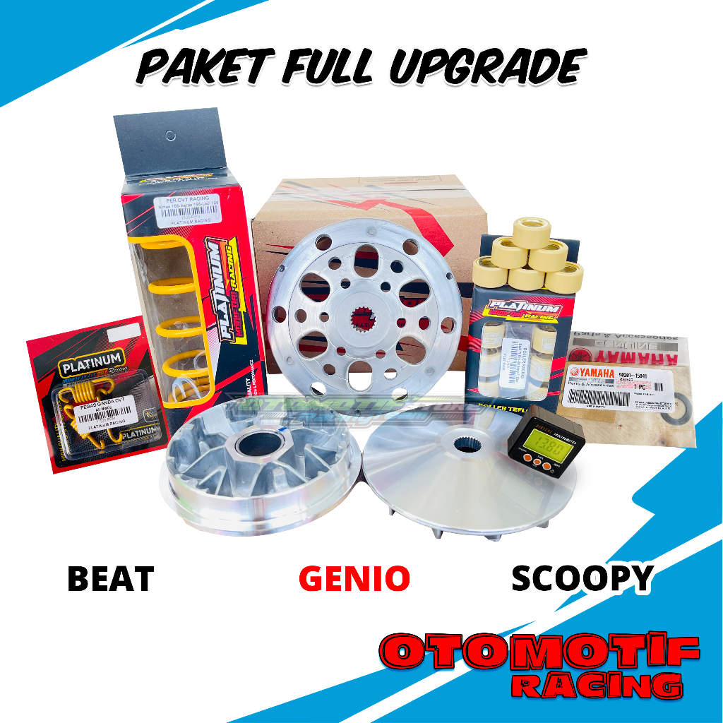 Jual Paket Full Upgrade Kirian Cvt Beat Scoopy Vario 110 Spacy Genio Karburator Karbu Fi Esp 4694