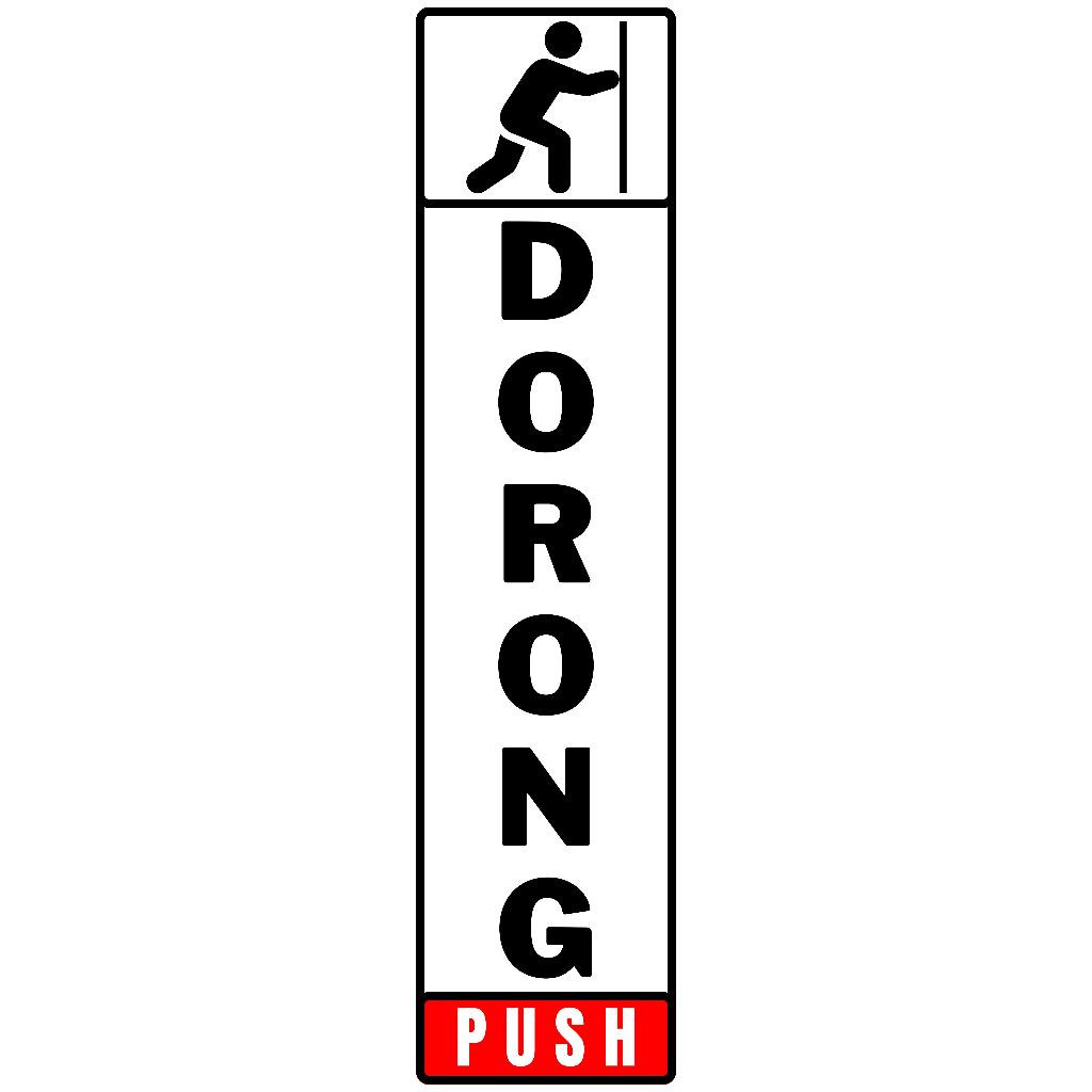 Jual Sticker Pintu / Dorong / Tarik | Shopee Indonesia