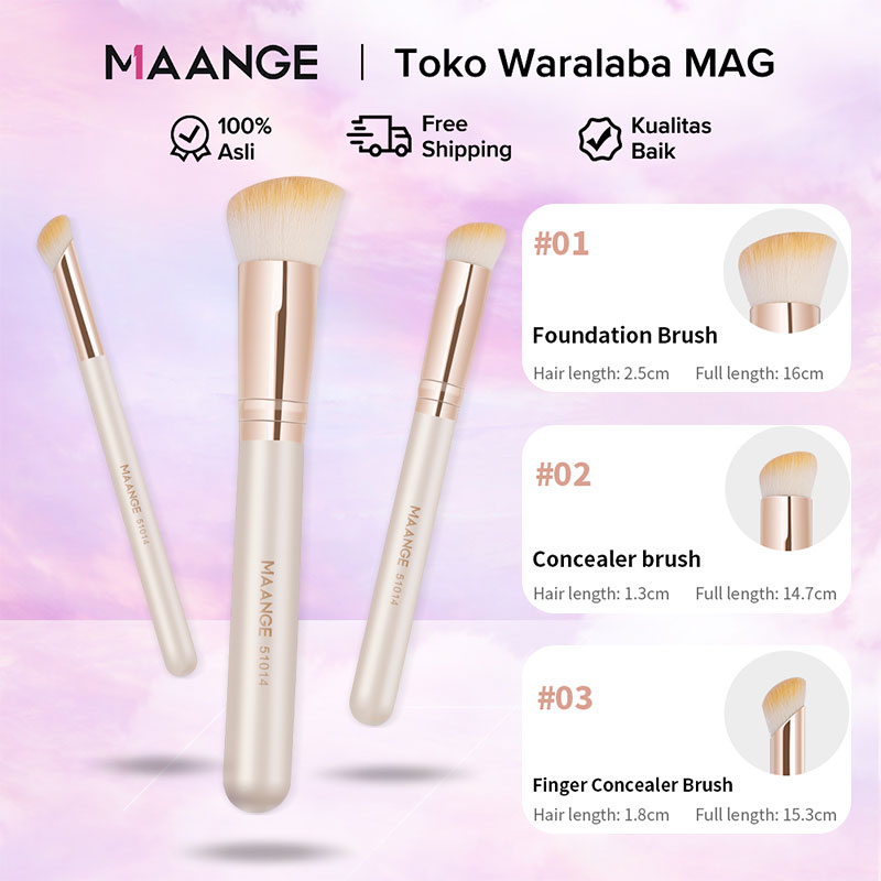 Jual Maange Pcs Set Brush Makeup Set Premium Rambut Lembut Fluffy