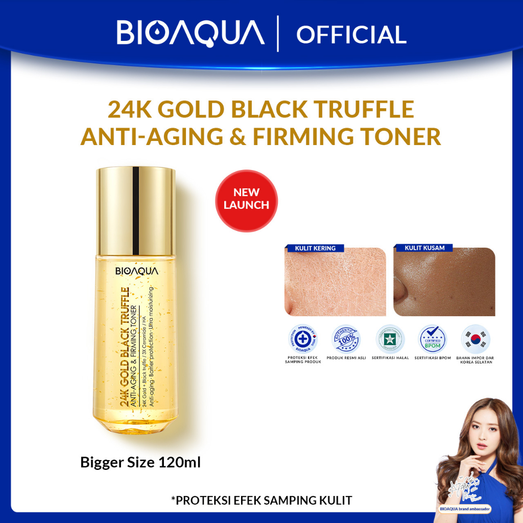 Jual BIOAQUA Skincare 24K Gold Black Truffle AntiAging Firming Serum