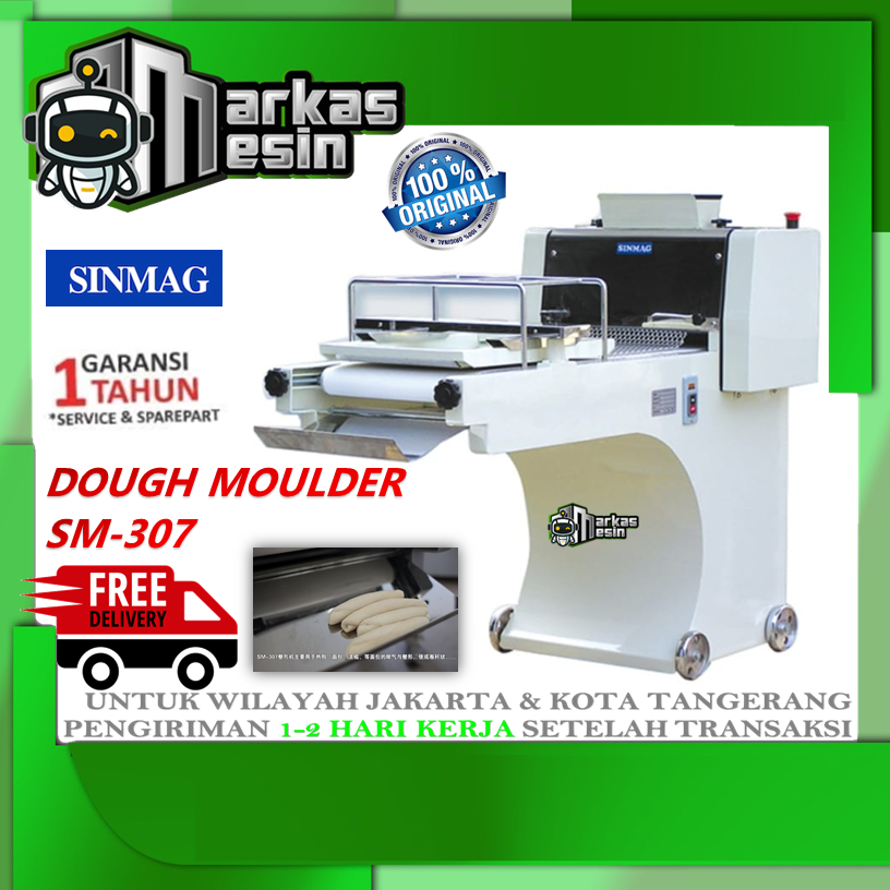 Jual Dough Moulder Mesin Pencetak Adonan Roti Bread Bakery SM-307 ...