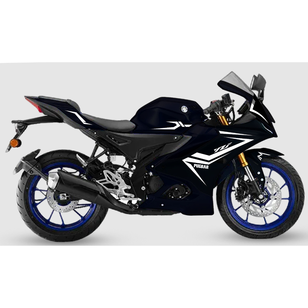 Jual STRIPING CUSTOM R15 V4 GRAFIS PUTIH UNTUK MOTOR HITAM | Shopee ...