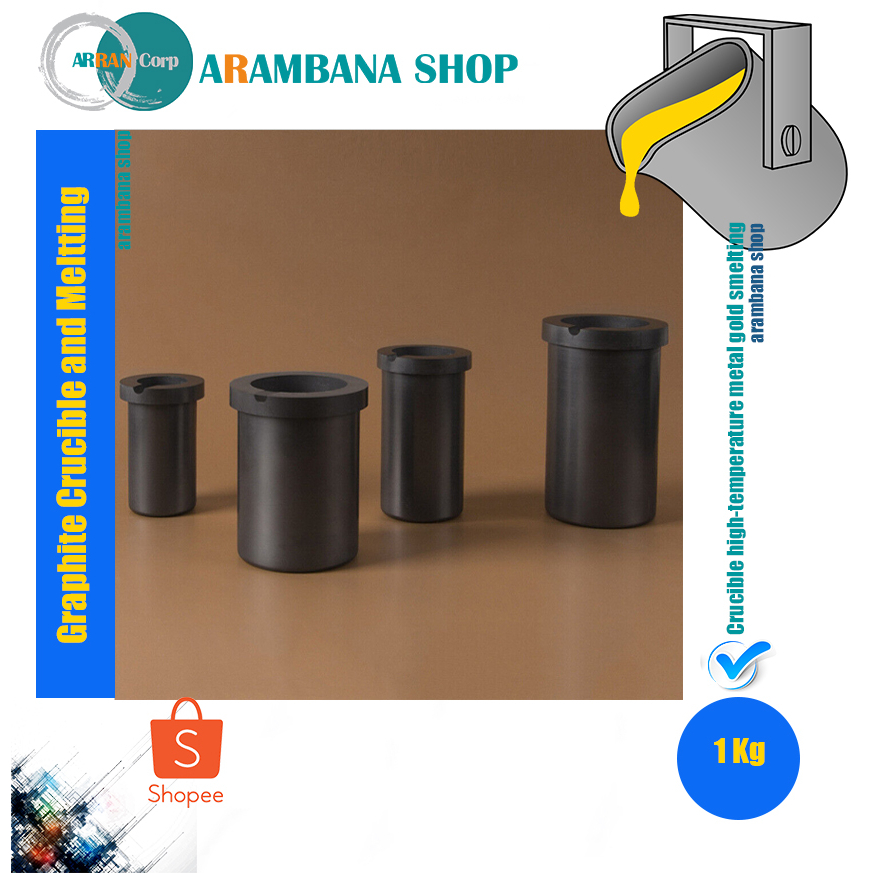 Jual Kowi graphite crucible 1 kg alat lebur logam emas dan perak ...