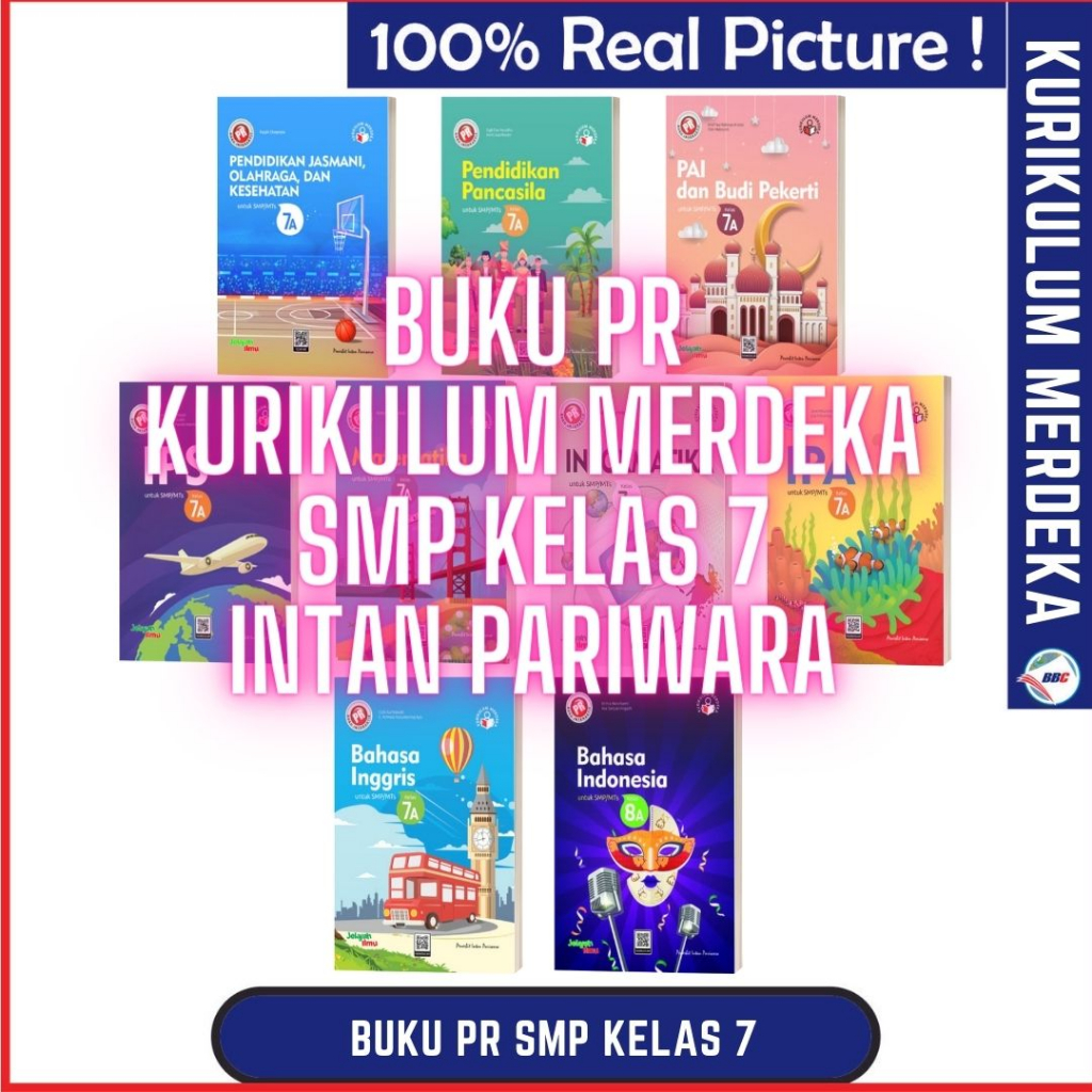 Jual BUKU PR/LKS INTERAKTIF SMP KELAS 7 KUR MERDEKA INTAN PARIWARA ...