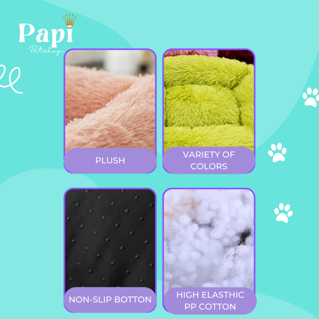Jual Kasur Tidur Kucing Anjing Alas Kandang Bahan Kain Bulu Rasfur Uk ...